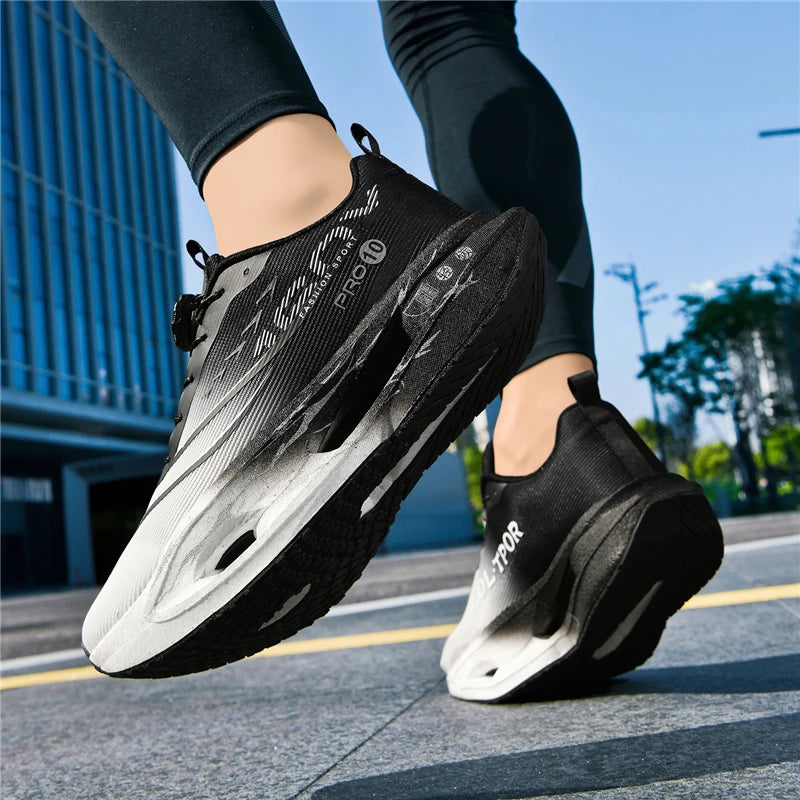 Sapatilhas Desportivas Unissexo Novas com Sola Macia, Amortecimento, Leves e Antiderrapantes, Calçado de Treino Profissional Confortável, Duradouro e Casual