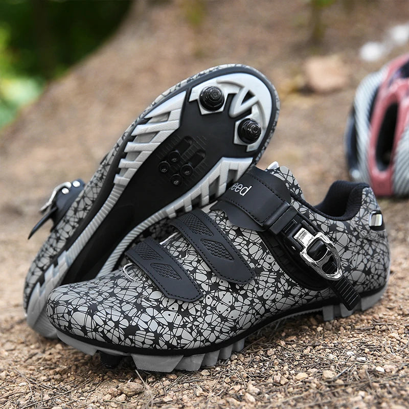 Men's Cycling Shoes Road Bike Sneakers Cleat Self-Locking Mountain Bike MTB Shoes Women's Road Bicycle Speed Best SPD Bike Shoes