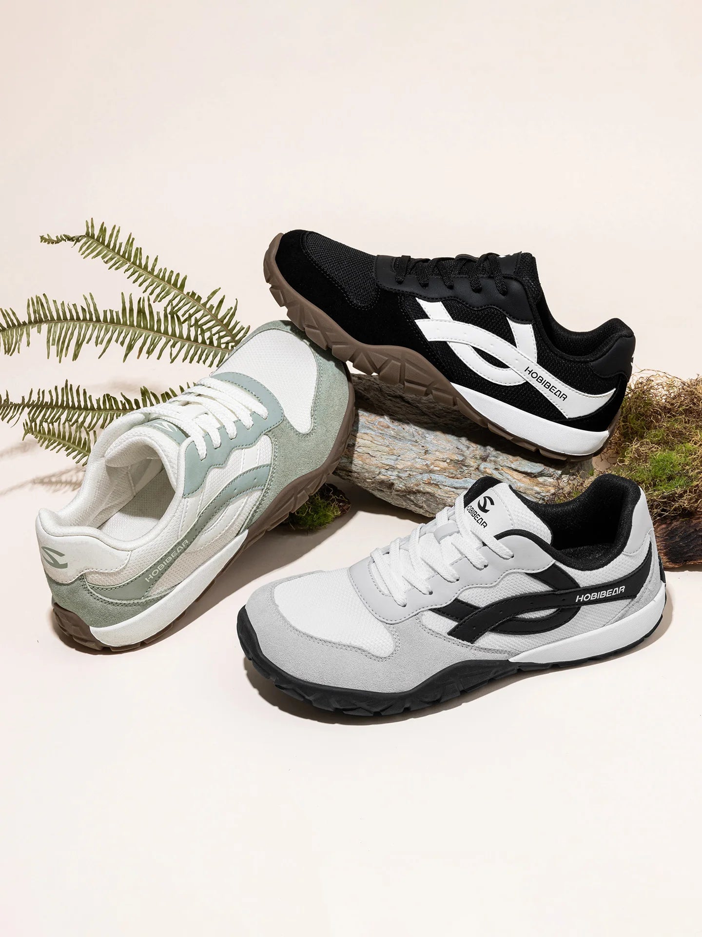 HOBIBEAR Sapatilhas unissexo de largura ampla minimalistas barefoot para caminhada, trail running, homem e mulher