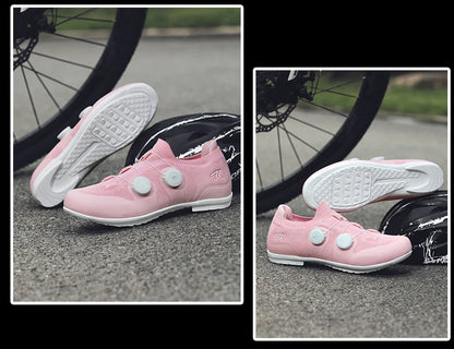 Professional Men's Cycling MTB Shoes Route Cleats Speed Road Bike Sneakers Racing Women Flat Bicycle Mountain SPD Biking Footwear