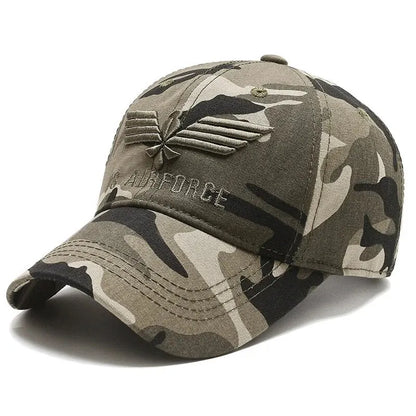Four Seasons Hats Men's Trendy Hats Korean Casual Hats Spring and Autumn Outdoor Sunhats Camouflage Sunscreen Men's Baseball Caps