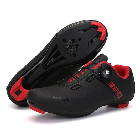 Men Cycling Shoes Road Cycling Sports Shoes Women MTB Racing Competition Self-Locking Cycling Shoes Spd Cleats Cycling Shoes