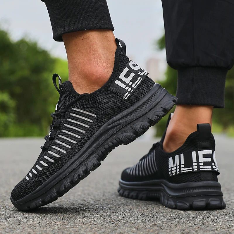 Non-Slip Men's Summer Sneakers Comfortable Breathable Couple Running Shoes Women Tennis Sports Shoe White Walking Man Sneakers