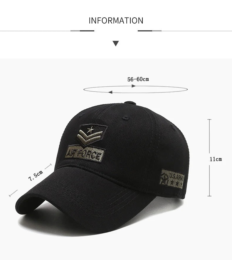 Four Seasons Hats Men's Trendy Hats Korean Casual Hats Spring and Autumn Outdoor Sunhats Camouflage Sunscreen Men's Baseball Caps