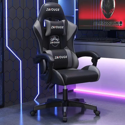 Silla gaming ergonómica para oficina en casa, largas jornadas y streamers, ajustable, reclinable, ligera y duradera