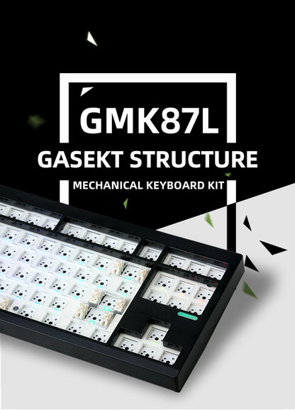 ZUOYA GMK87L KIT tastiera meccanica con struttura gasket, programmabile VIA/QMK, hot-swap, wireless trimodale, RGB