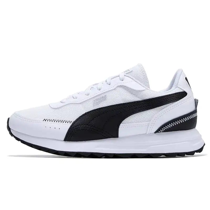 Nouvelles baskets unisexes PUMA Road Rider 2026 avec ensemble de chaussettes, chaussures décontractées confortables et amortissantes, blanc noir 397432-05/947630-04