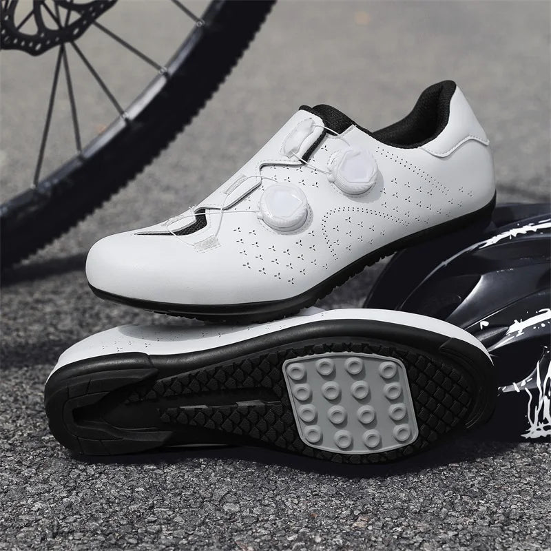 Men's Non-Locking Mountain Bike Shoes Without Cleats Road Bicycle RB Speed Non-Cleat Cycling Shoes Sneakers Flat Pedal MTB Women