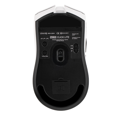 Rato Gaming sem Fios/BT/2.4GHz e com Fio EPOMAKER Click Lite, Sensor PAW3311, 800 a 24000 DPI, com Bateria de 500mAh para PC/Mac/Linux