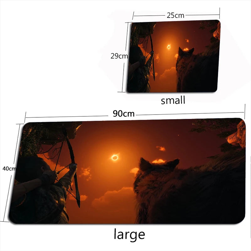 God of War Ragnarok Mouse Pad XXL Mouse Mat Gamer 100X50CM Gaming Accessories Mousepad  Large Keyboard DeskMats Pad for Computer