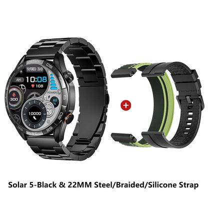 HAYLOU Solar 5 Smart Watch 1.58'' AMOLED Display Smart Watch Voice Calling 24H Health Monitoring 100+ Sport Modes Smartwatch