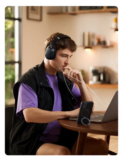 UGREEN Max5c Wireless Bluetooth Headphones ANC 43dB – Hi-Res LDAC Noise Cancelling Headphones with Spatial Audio & 75H Battery Life
