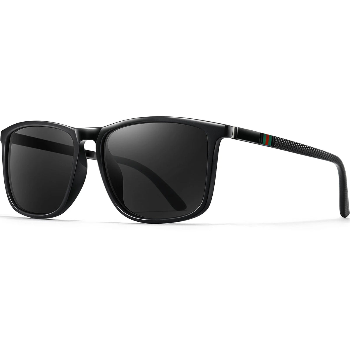 Classic Square Polarized Sunglasses Unisex UV400 Lightweight Shades for Driving Fishing Outdoor Travel