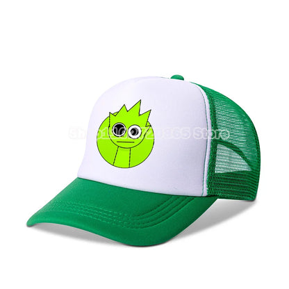 Cappellino da baseball Sprunkis: semplice, alla moda, sportivo, casual, copricapo popolare, cappellini con personaggi anime, cappellino estivo per proteggersi dal sole, regalo di compleanno