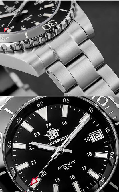 ADDIESDIVE Men Luxury Watch Sapphire Crystal Ceramic Ring 20Bar Diving Luminous Automatic Mechanical Watch Exquisite Gift Clock