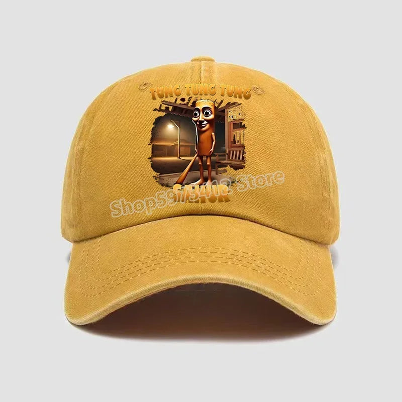 Italienisch Brainrot Damen Herren Mützen Kinder-Baseballmütze Accessoires Mütze Jungen Mädchen Mützen Verstellbar Herren Trucker-Mütze Sonnenhut Kinder Geschenk