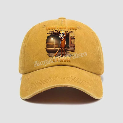 Italienisch Brainrot Damen Herren Mützen Kinder-Baseballmütze Accessoires Mütze Jungen Mädchen Mützen Verstellbar Herren Trucker-Mütze Sonnenhut Kinder Geschenk