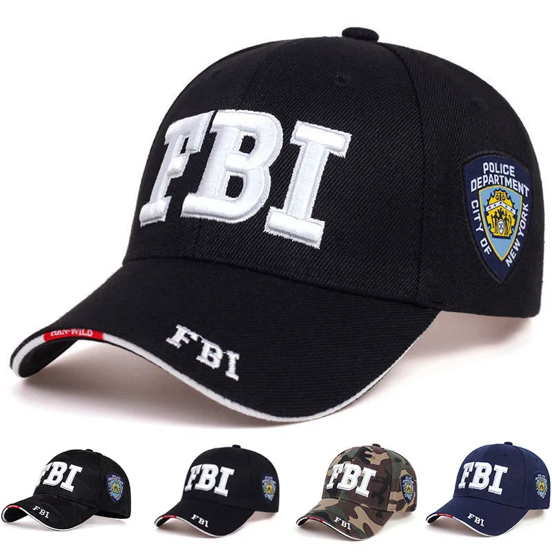 Bonés de basebol Kanye FBI com letras fashion para homem e mulher, pala desportiva, boné snapback e chapéu de sol masculino