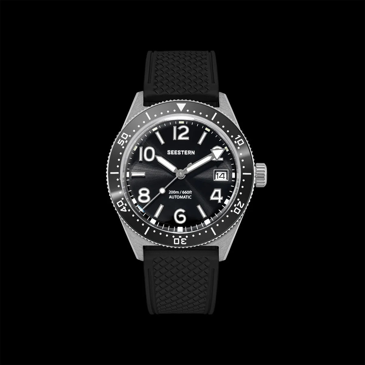 Sugess Diveing Watch of Men Automatic Mechanical Wristwatches 20ATM Waterproof Sapphire NH35A Movement BGW9 Luminous New S434-2