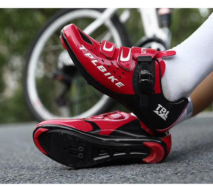 New Men's and Women's Bicycle Shoes,Outdoor Cycling Shoes,Three Functional Soles,Professional Training Shoes