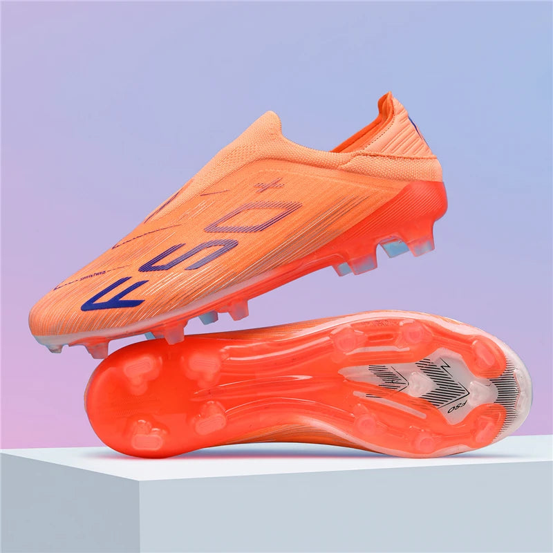 New Men Sneakers Match Grass Cleats High-quality Soccer Shoes Futsal Football Boots Non-Slip Indoor Hot-selling High-top Outdoor