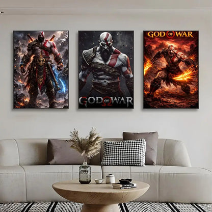 God Of War Poster Wall Art Print Decorative Mural Home Decor Gift Unframed