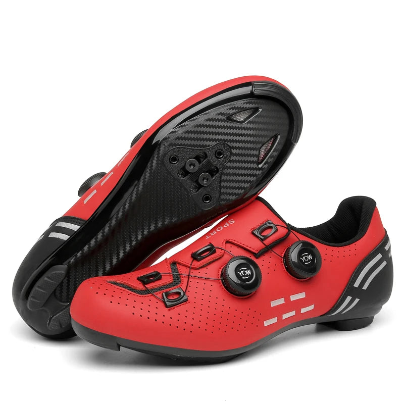 Sapatos de Ciclismo de Alta Qualidade para Homem SPD Autoencaixe Estrada Bicicleta Desporto Sapatos de Ciclismo MTB de Montanha Antiderrapantes para Mulher 36-47