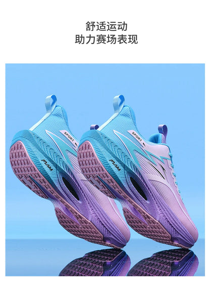 Men's Sports Running Shoes Marathon Air Cushion Breathable Lightweight Comfortable Women's Outdoor Athletic Sneakers Jogging Tennis