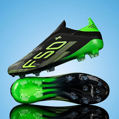 Nouvelles chaussures de football pour hommes, baskets antidérapantes, chaussures d'entraînement, bottes de football très vendues, crampons légers de haute qualité pour matchs sur gazon, mi-hautes pour l'extérieur