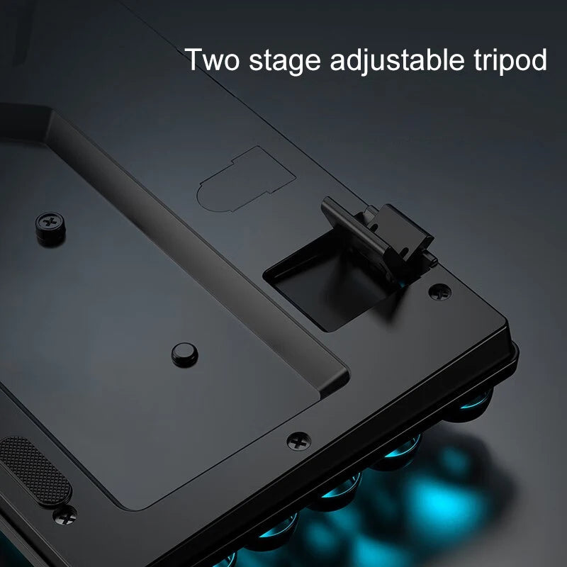 Retro Round Punk Mechanical Feel Keyboard Blue Black Switch 104 Keys Usb Wired Gaming Keyboards Rgb Backlit for Pc Laptop Gamers