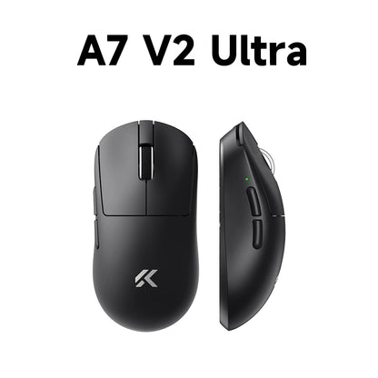 Ratón gaming inalámbrico ligero MCHOSE A7 V2 con doble tasa de sondeo de 8,000Hz, PAW3950 TI, para gaming, esports y oficina