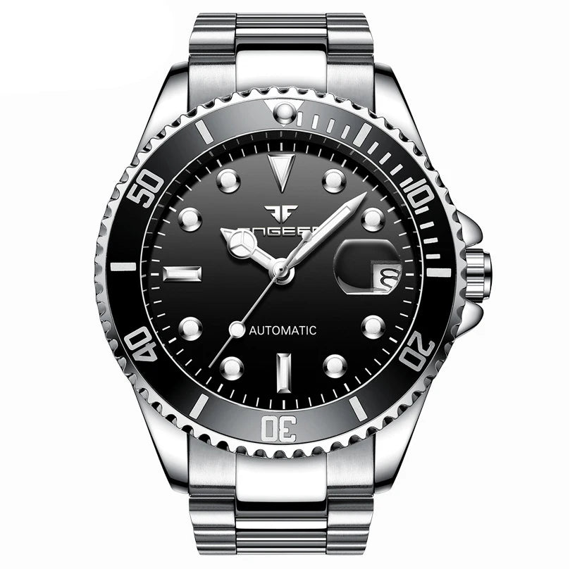 BINBOND mechanikus karórák férfiaknak: luxus, világító, vízálló, automata, tourbillon, csontvázszerkezetű