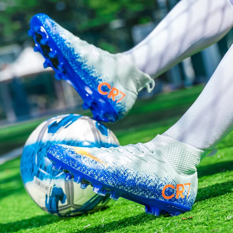 Scarpe da calcio da adulto autunnali di tendenza, ammortizzanti, morbide e stabili, scarpe sportive leggere con ritorno elastico e tacchetti avvolgenti