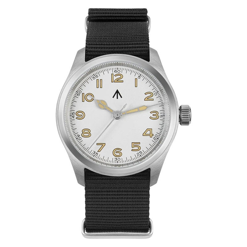 Militado ML08 V2 Vintage Quartz Watch Military VH31 Movement  Double Sapphire Crystal C3 BGW-9 Luminous Waterproof 38mm Watch