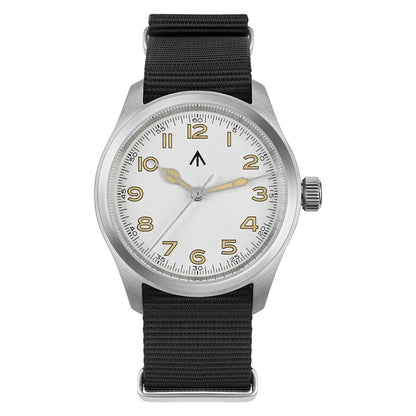 Militado ML08 V2 Vintage Quartz Watch Military VH31 Movement  Double Sapphire Crystal C3 BGW-9 Luminous Waterproof 38mm Watch