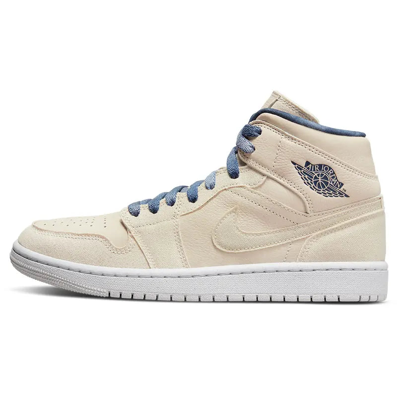 Nike Official Genuine Air Jordan 1 Women's Casual Durable High-top Sneakers DM9126-104