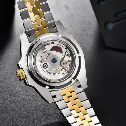 New PAGANI DESIGN Top Brand GMT Mens Wristwatch Sapphire Glass Automatic Men's Watch 100M Waterproof 40mm Men Mechanical Watches