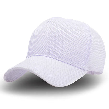 Big Head Plus Size Summer Mesh Baseball Cap for Men Women Trucker Breathable Hat Adjustable for Outdoor Sports Running