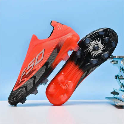 Nouvelles chaussures de football pour hommes, chaussures de sport respirantes, chaussures de futsal antidérapantes, chaussures de football ultralégères, haute tige, haute qualité, pour match en extérieur