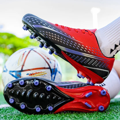 Nouvelles chaussures de football pour hommes, crampons antidérapants, baskets d'entraînement pour adultes, chaussures de football de haute qualité, baskets unisexes pour garçons, livraison directe