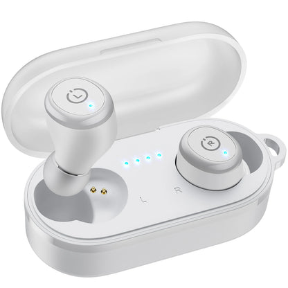 TOZO T10 Bluetooth 5.3 Earphones ,Wireless Headphones , AI Enhanced Calling With Deep Bass, IPX8 Waterproof Earbuds ,45H Play