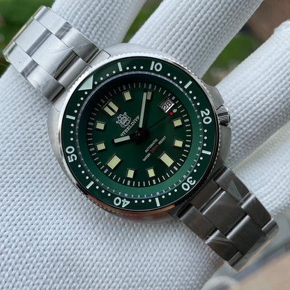 SD1970 New Arrival STEELDIVE Brand 20ATM Water Resistant Ceramic Bezel Insert Sapphire Glass NH35 Automatic Watch 6105 Turtle