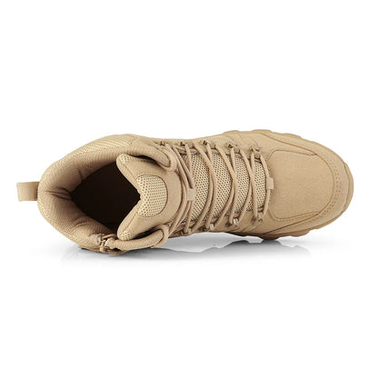 Botas tácticas mejoradas de entrenamiento de combate para hombre, calzado outdoor para camping antidesgaste de respuesta rápida, zapatillas de senderismo para pesca y caza para hombre