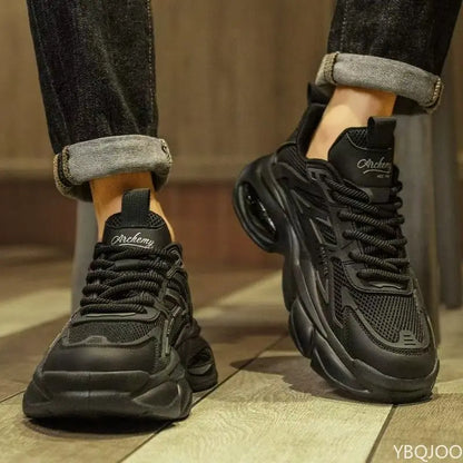 Fashionable Versatile Spring Autumn New Thick-Soled Men's Casual Comfortable Height-Increasing Sports Shoes