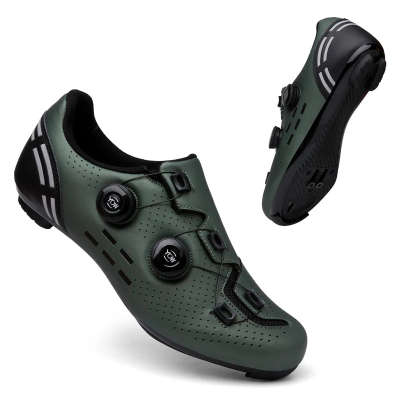 Sapatos de Ciclismo de Alta Qualidade para Homem SPD Autoencaixe Estrada Bicicleta Desporto Sapatos de Ciclismo MTB de Montanha Antiderrapantes para Mulher 36-47