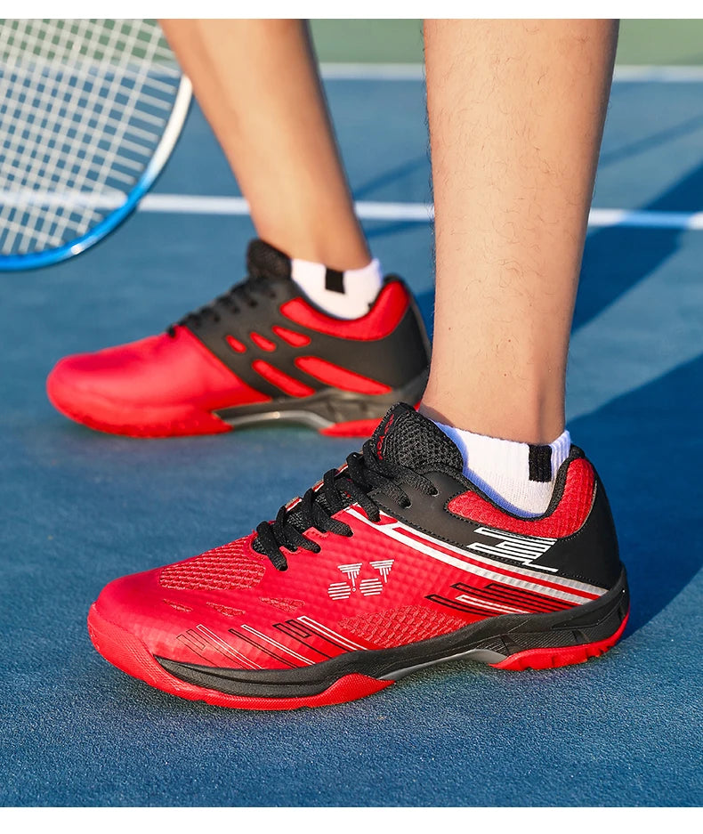 New Professional Badminton Shoes Sneakers Men's Breathable Anti-slip Tennis Sport Shoes for Men Women Training Sneakers