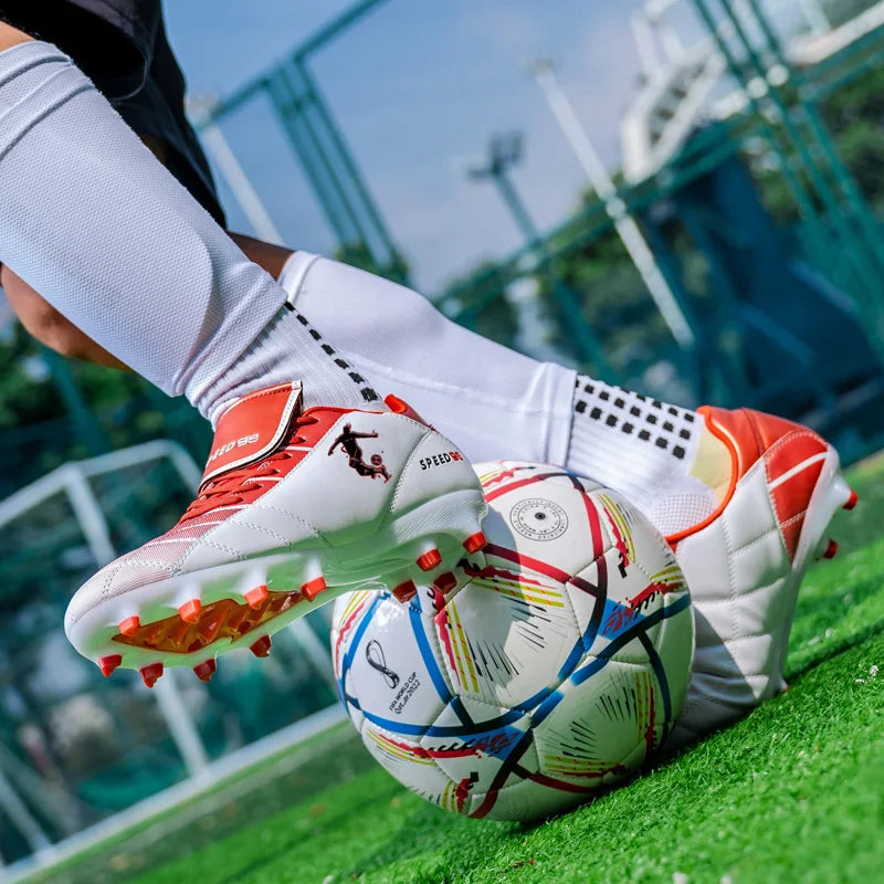 New Men's Professional Football Boots Unisex Hot Sale Cleats Soccer Shoes Futsal Women Ultralight High-quality TF/FG Sneakers