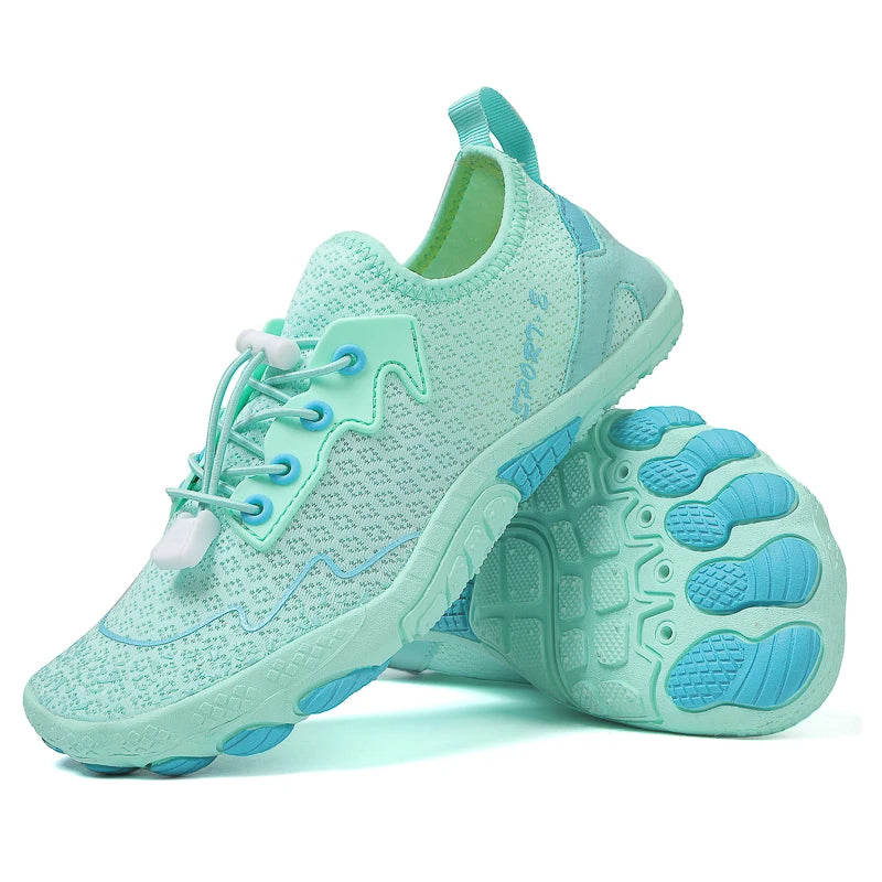 New Barefoot Wading Shoes Men Women Mesh Quick-Drying Beach Shoes Outdoor Non-Slip Swimming Shoes Unisex Water Sports Shoes