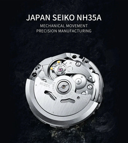 CADISEN Luxury Design 42MM Men Watches Japan MIYOTA 8215 Sapphire Glass Mechanical Automatic Watch Men 100M Waterproof