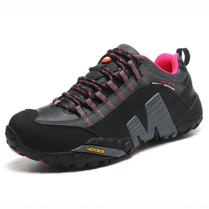 Sapatos de Trekking para Homem Outdoor Lover, Impermeáveis, Botas de Caminhada de Montanha em Couro Genuíno, Sapatos Táticos de Caça Woodland